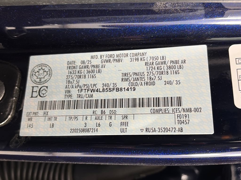 Certified 2025 Ford F150 Tremor AWD/4WD image 9