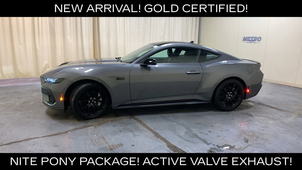 Certified 2025 Ford Mustang GT Premium w/ Mustang Nite Pony Package RWD image 6