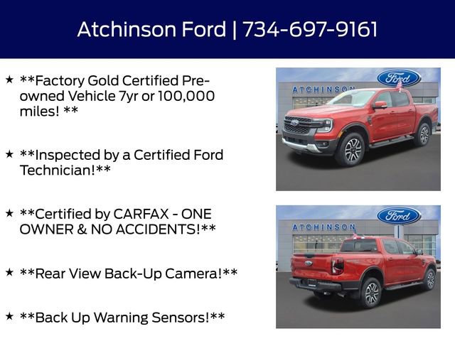 Certified 2024 Ford Ranger Lariat AWD/4WD image 5