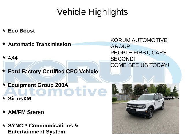 Certified 2023 Ford Bronco Sport Big Bend AWD/4WD image 4