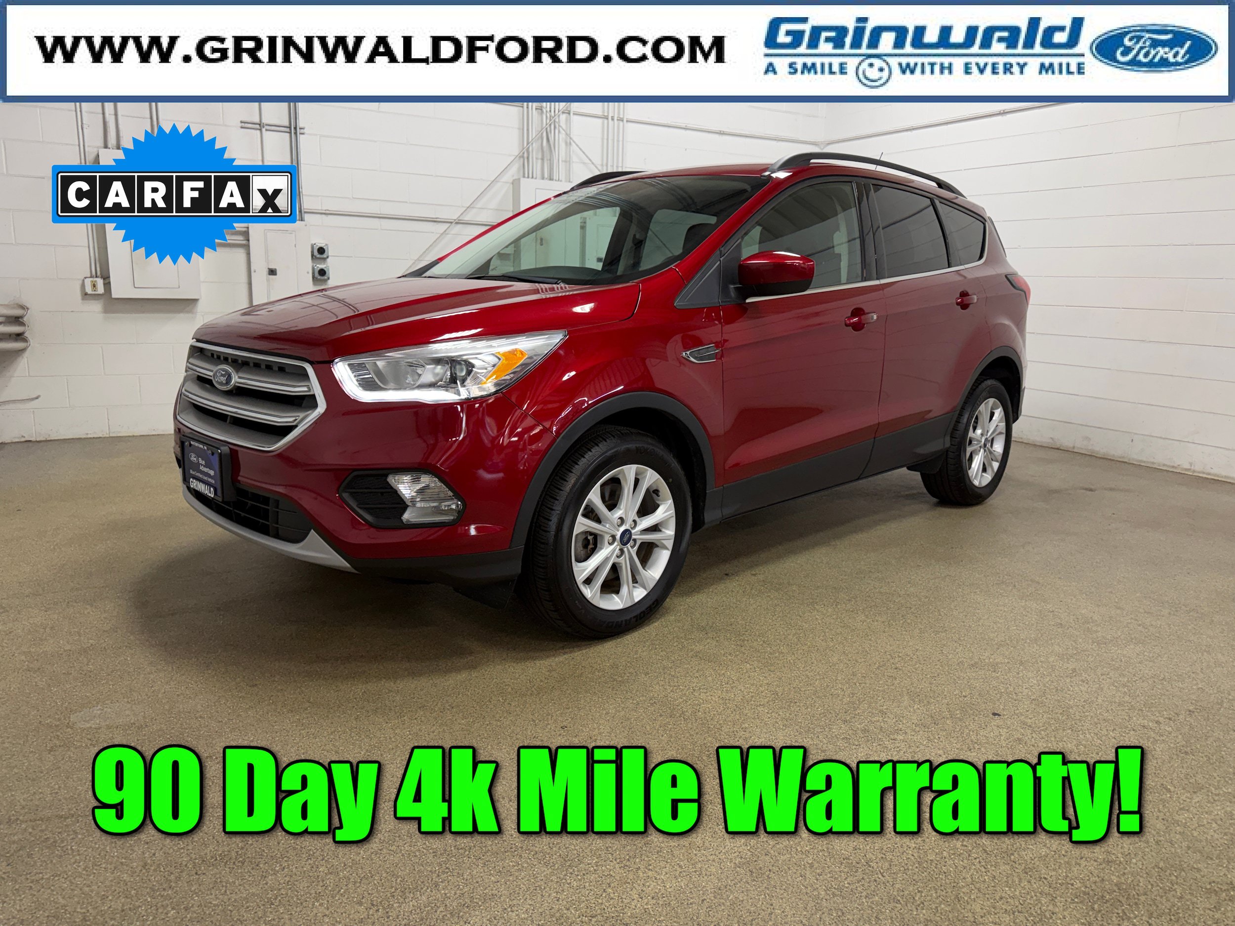 Certified 2019 Ford Escape SEL