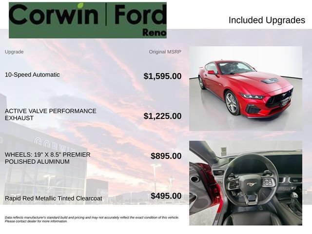Certified 2024 Ford Mustang GT Premium RWD image 3