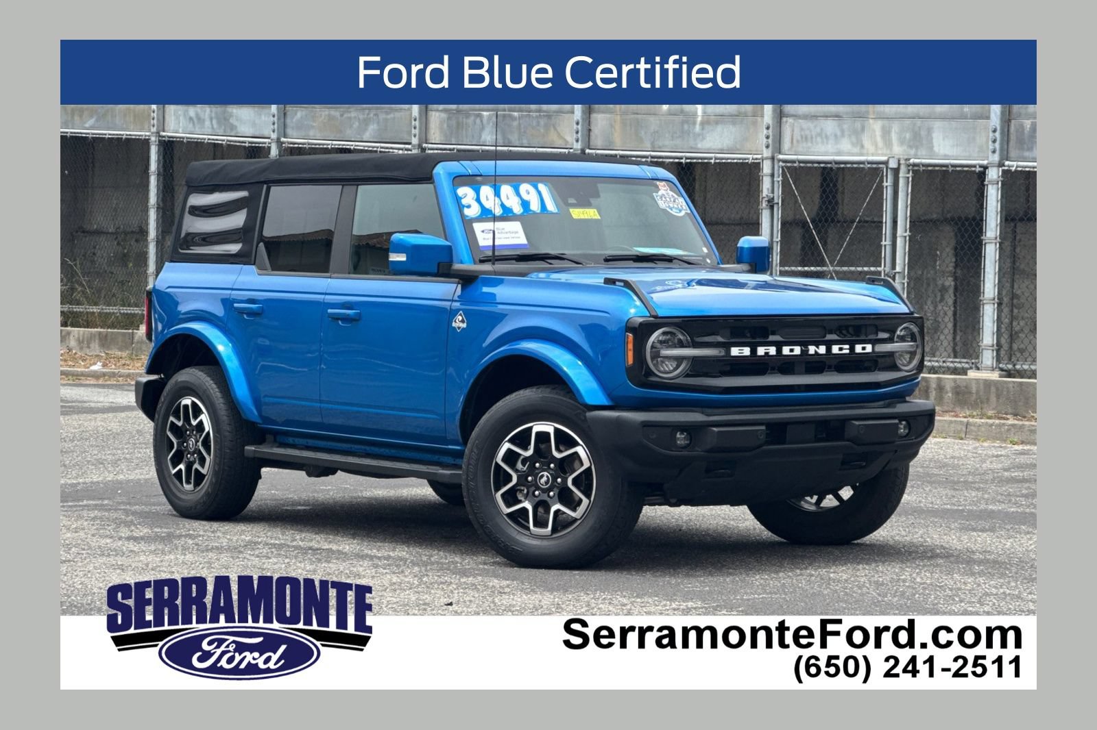 Certified 2021 Ford Bronco Outer Banks
