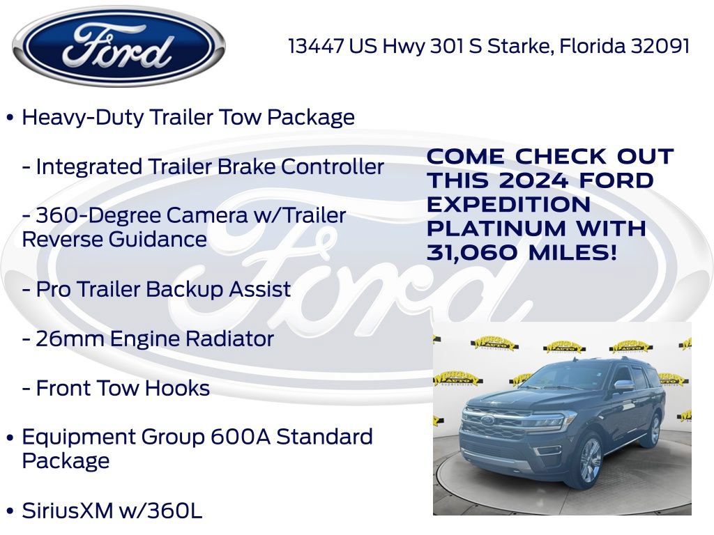 Certified 2024 Ford Expedition Platinum AWD/4WD image 22
