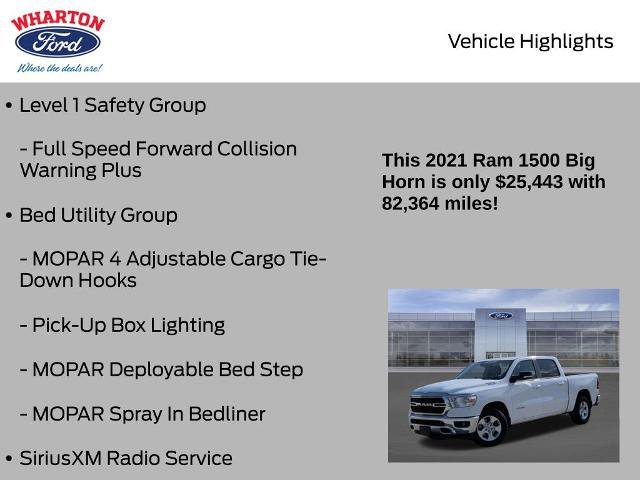 Used 2021 RAM 1500 Big Horn image 31