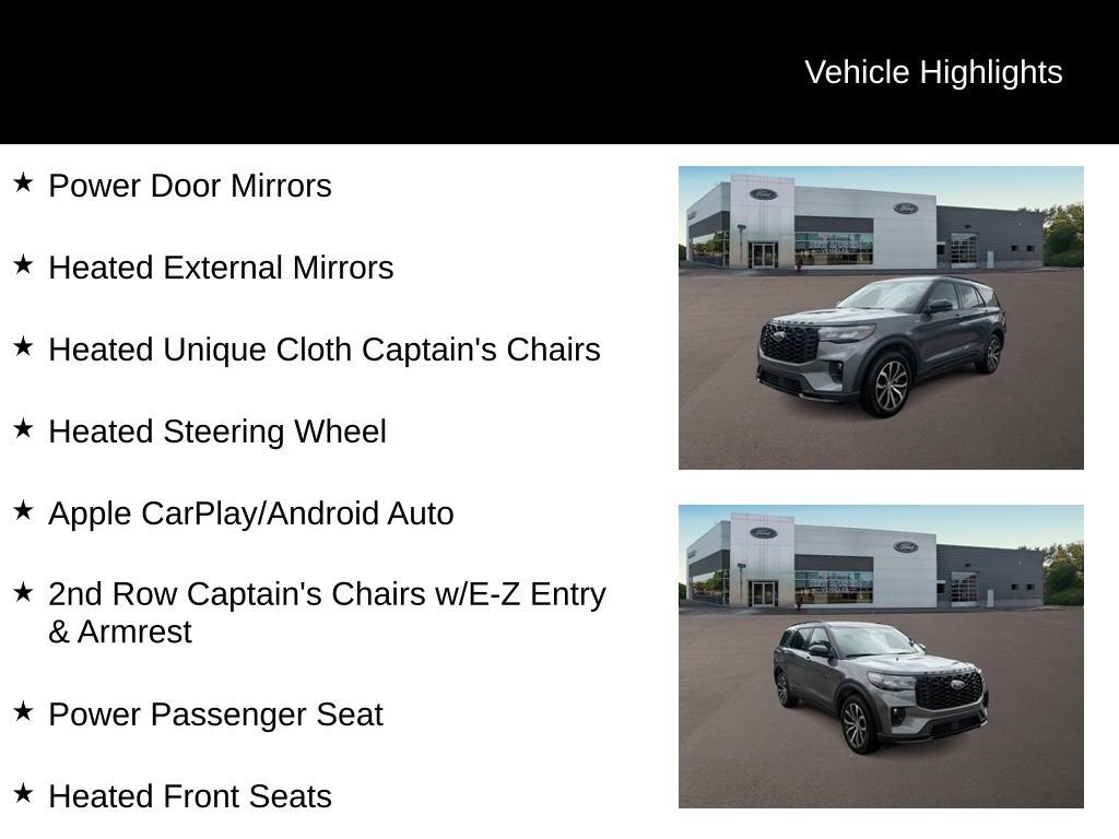 Certified 2025 Ford Explorer ST-Line AWD/4WD image 17