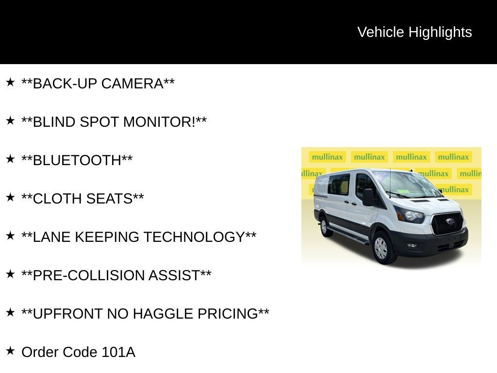 Certified 2025 Ford Transit 250 Low Roof w/ Exterior Upgrade Package RWD image 13