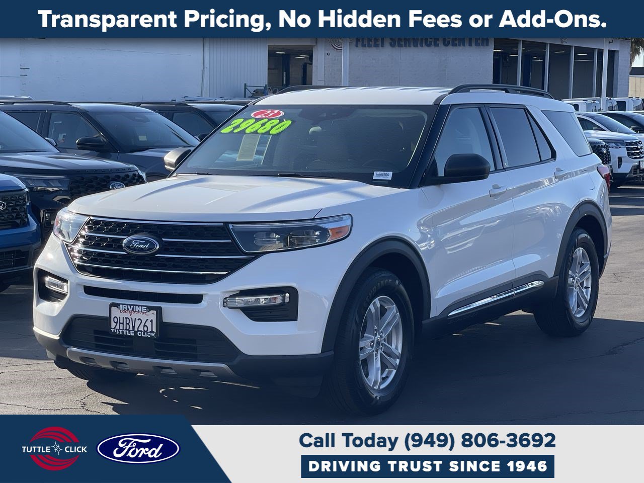 Certified 2023 Ford Explorer XLT w/ Equipment Group 202A RWD image 3