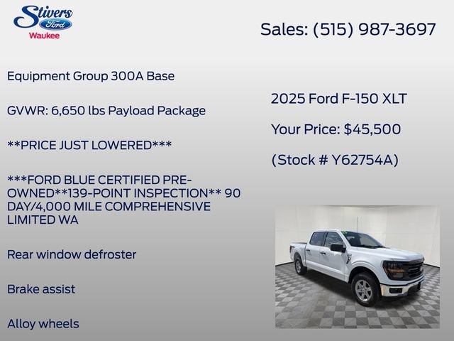 Certified 2025 Ford F150 XLT AWD/4WD image 8