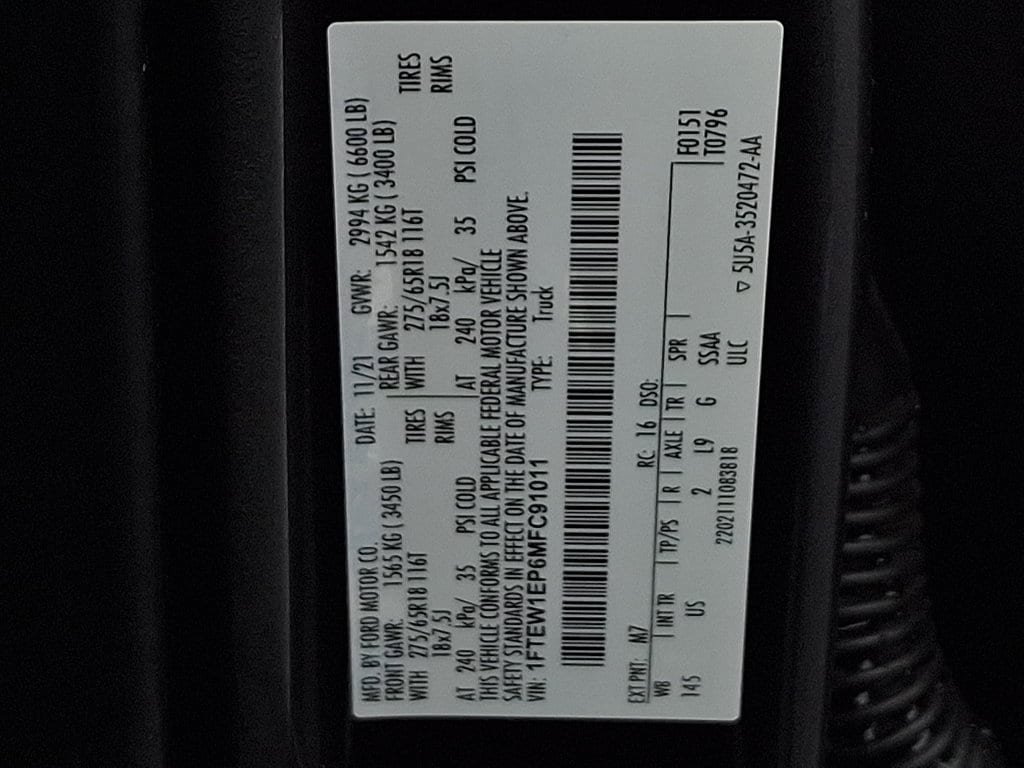 Certified 2021 Ford F150 XLT w/ Equipment Group 302A High AWD/4WD image 26