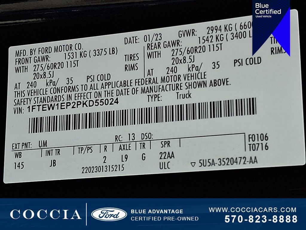 Certified 2023 Ford F150 XL w/ STX Appearance Package image 28