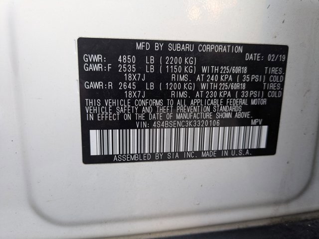 Used 2019 Subaru Outback 3.6R Limited w/ Protection Package #1 image 36