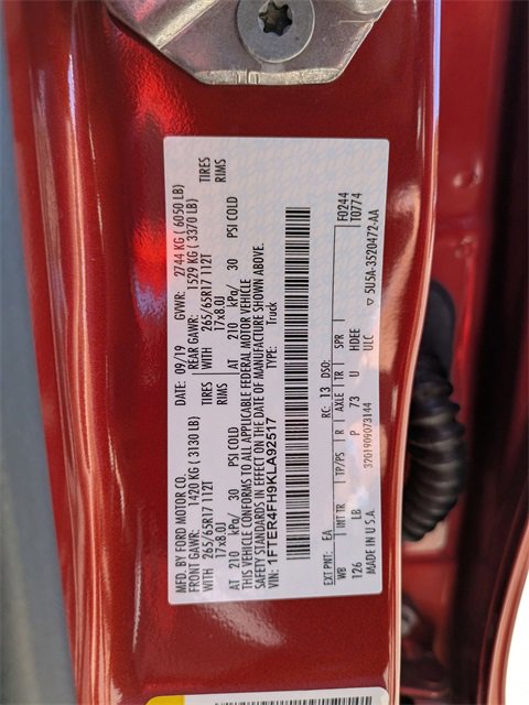 Certified 2019 Ford Ranger XLT w/ FX4 Off-Road Package image 26