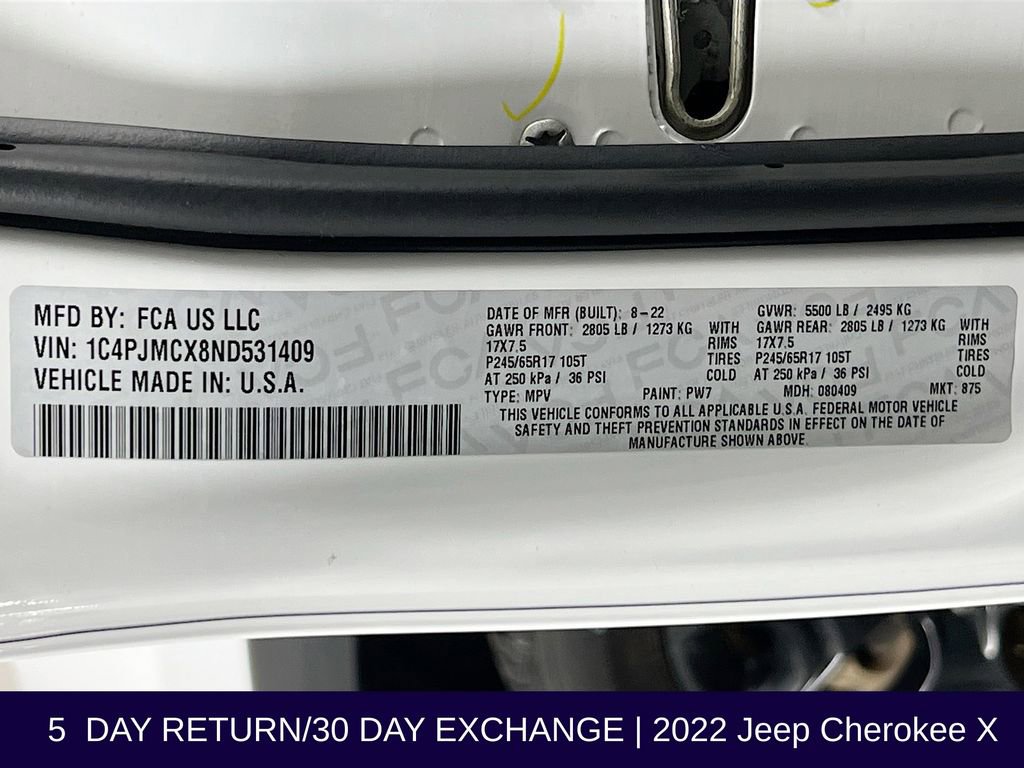 Used 2022 Jeep Cherokee Latitude image 36