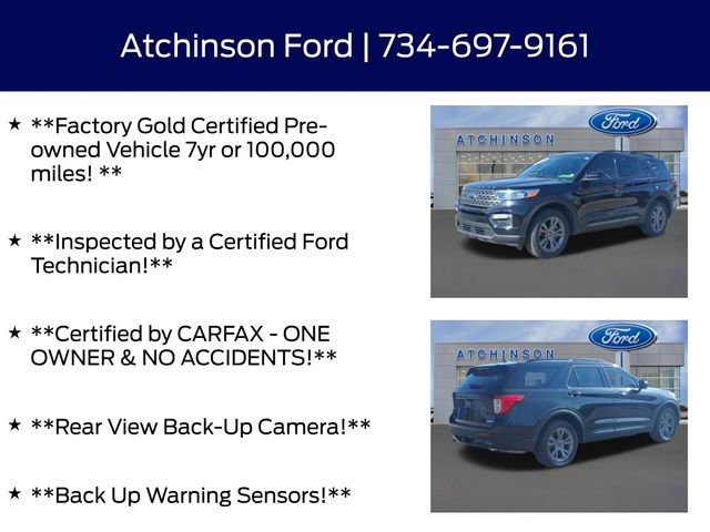 Certified 2022 Ford Explorer XLT w/ Equipment Group 202A AWD/4WD image 5