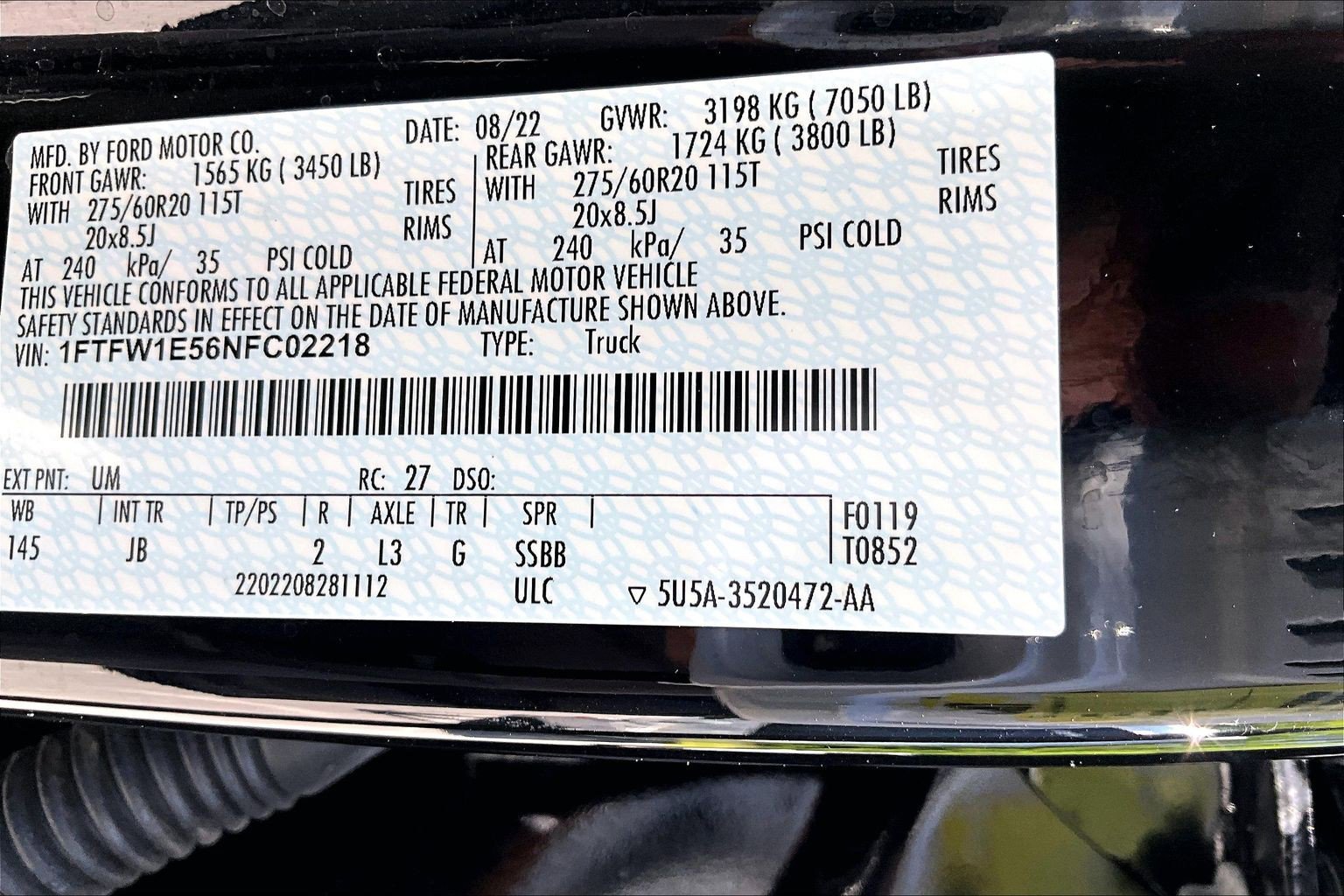 Certified 2022 Ford F150 XL w/ STX Appearance Package AWD/4WD image 34