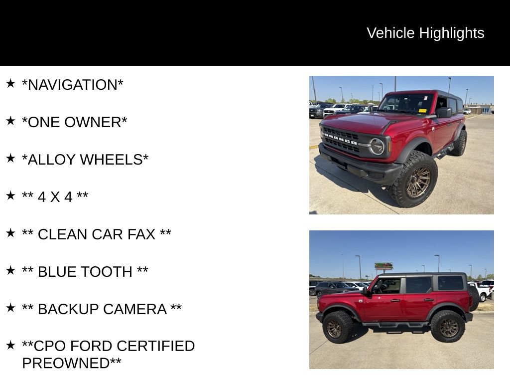 Certified 2025 Ford Bronco Big Bend AWD/4WD image 4