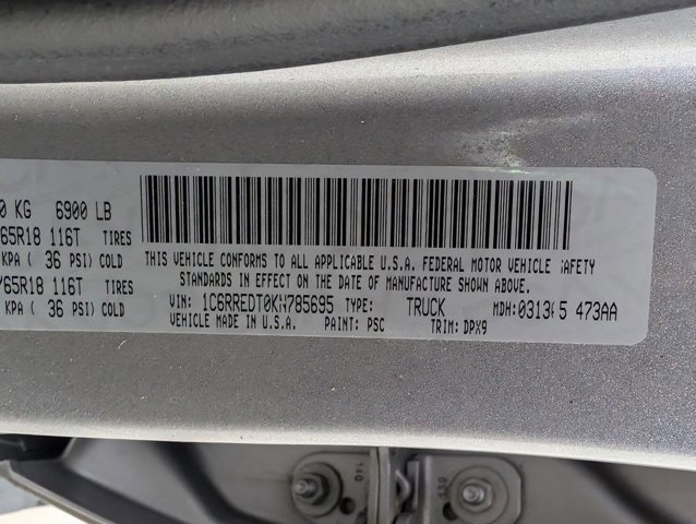 Used 2019 RAM 1500 Laramie RWD image 10