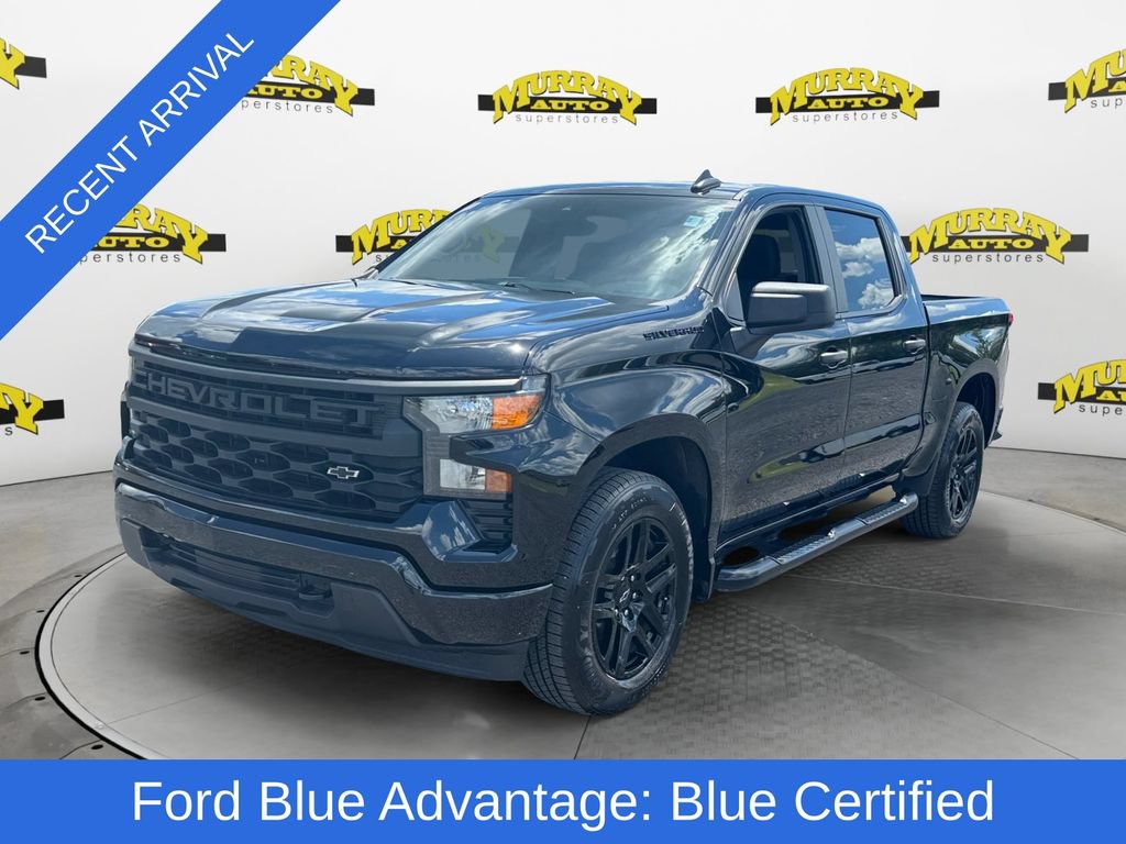 Used 2024 Chevrolet Silverado 1500 Custom w/ Turbomax Blackout Package
