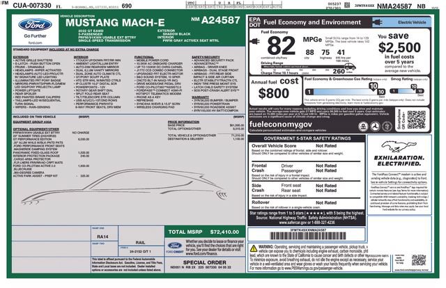 Certified 2022 Ford Mustang Mach-E GT w/ GT Performance Edition AWD/4WD image 26