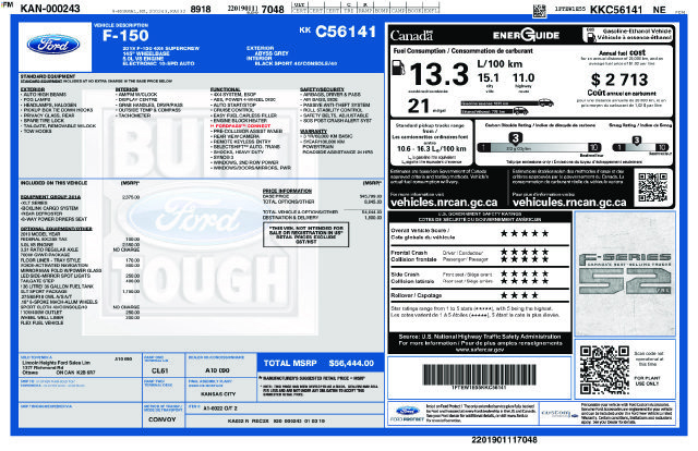Certified 2019 Ford F150 XLT w/ Equipment Group 301A Mid AWD/4WD image 36