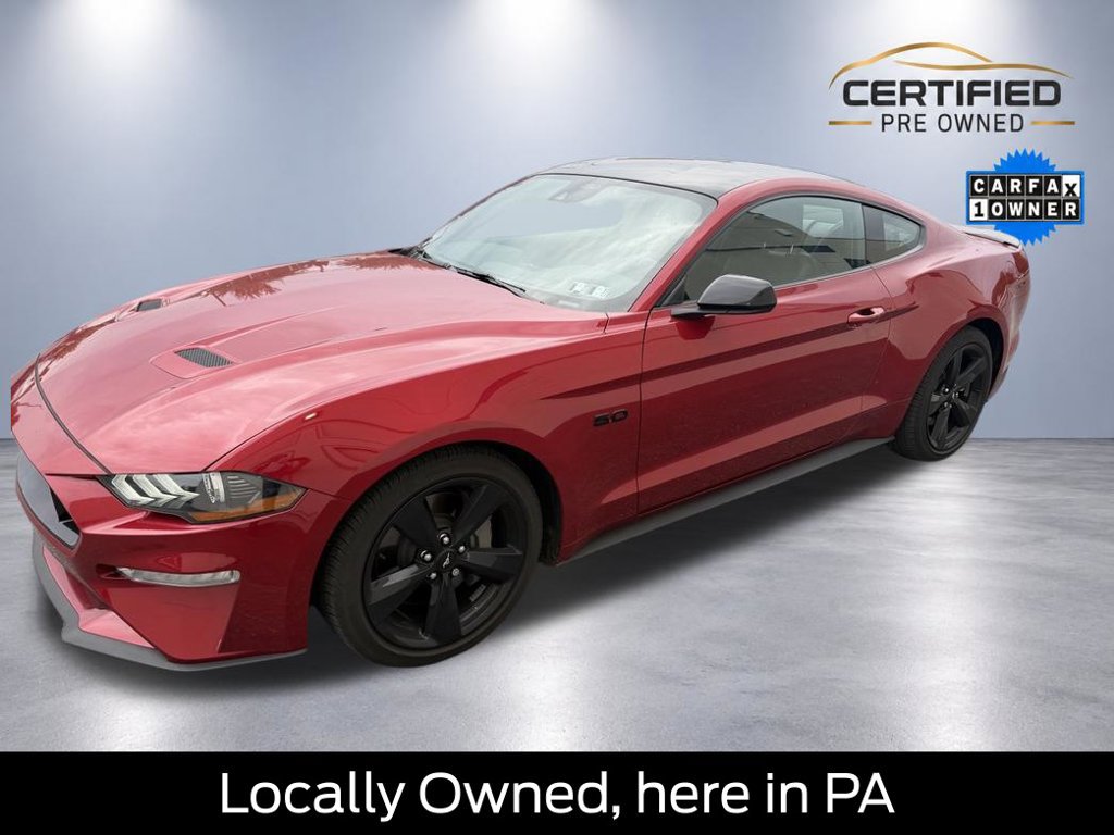 Certified 2021 Ford Mustang GT Premium w/ Carbon Sport Interior Package RWD image 2