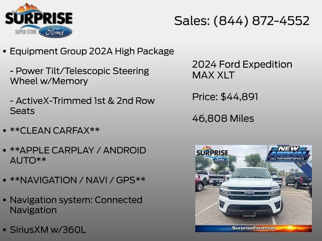 Certified 2024 Ford Expedition Max XLT AWD/4WD image 20