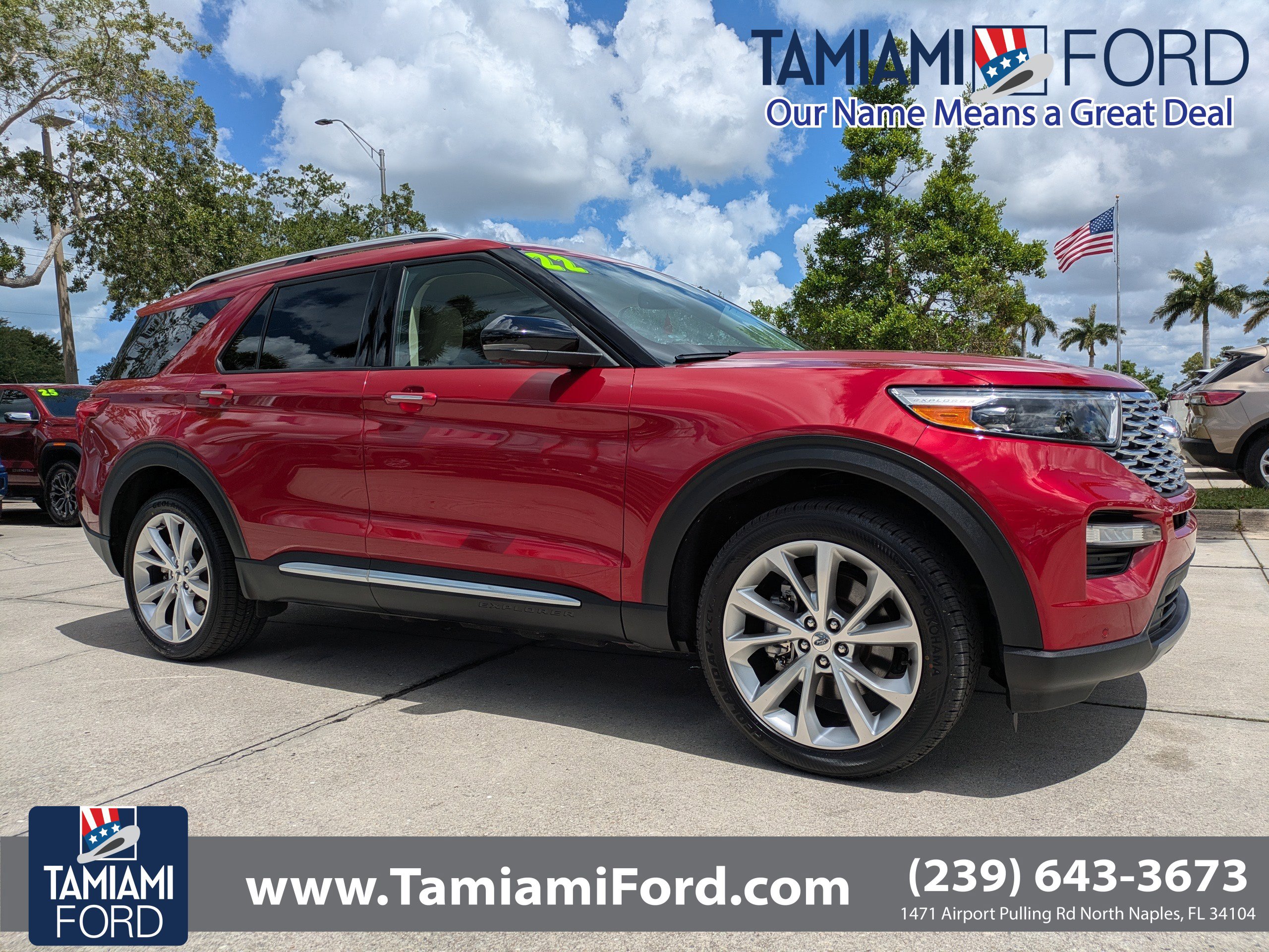 Certified 2022 Ford Explorer Platinum w/ Technology Package