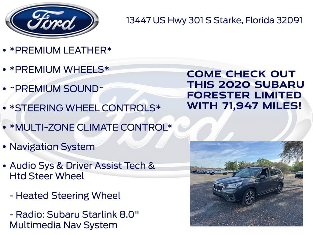 Used 2020 Subaru Forester Limited w/ Popular Package #3 AWD/4WD image 16