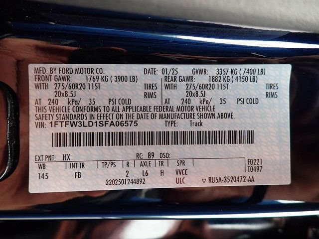 Certified 2025 Ford F150 XLT w/ Equipment Group 302A MID AWD/4WD image 23