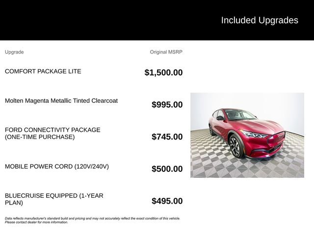 Certified 2025 Ford Mustang Mach-E Select w/ Comfort Package Lite AWD/4WD image 6