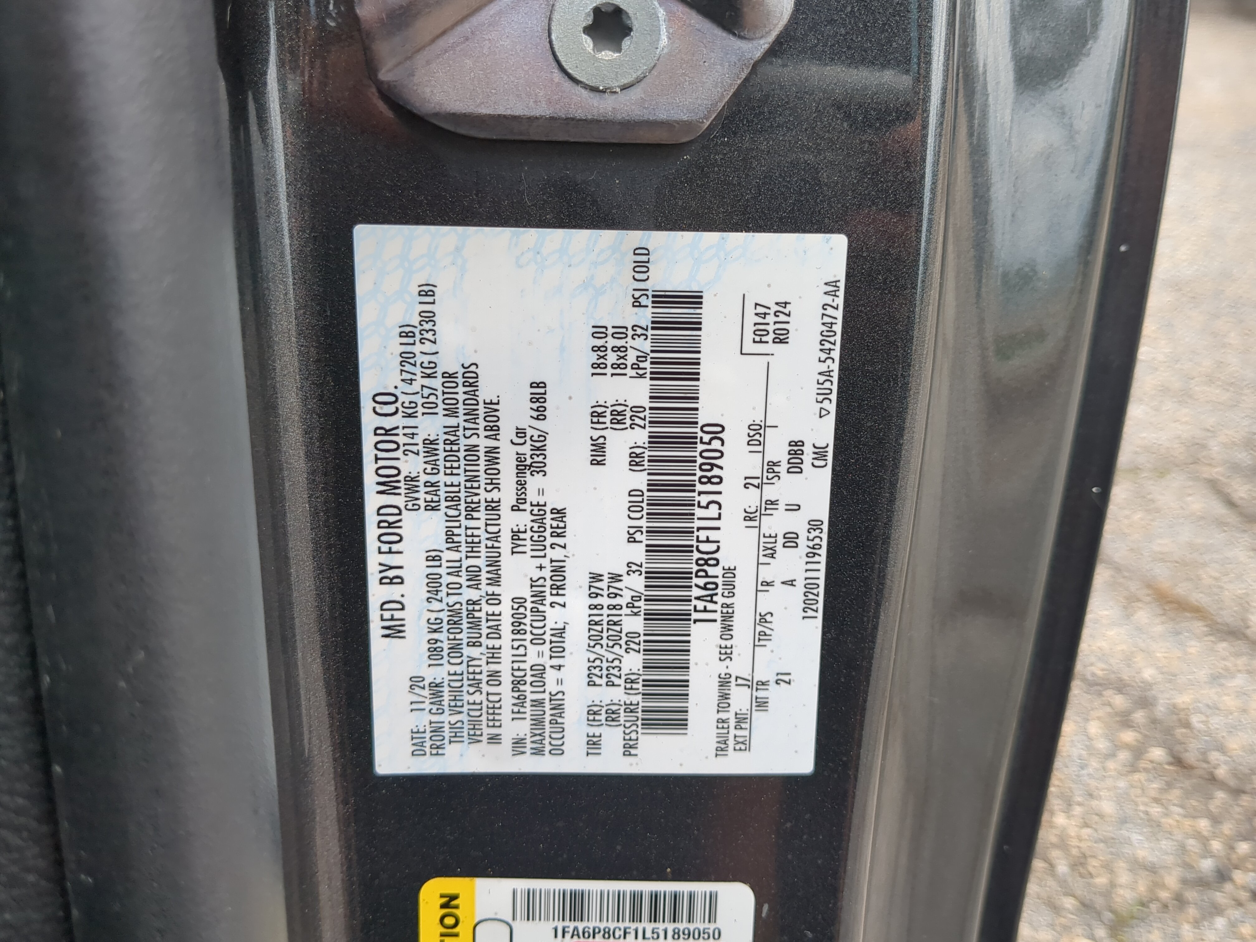 Certified 2020 Ford Mustang GT RWD image 25