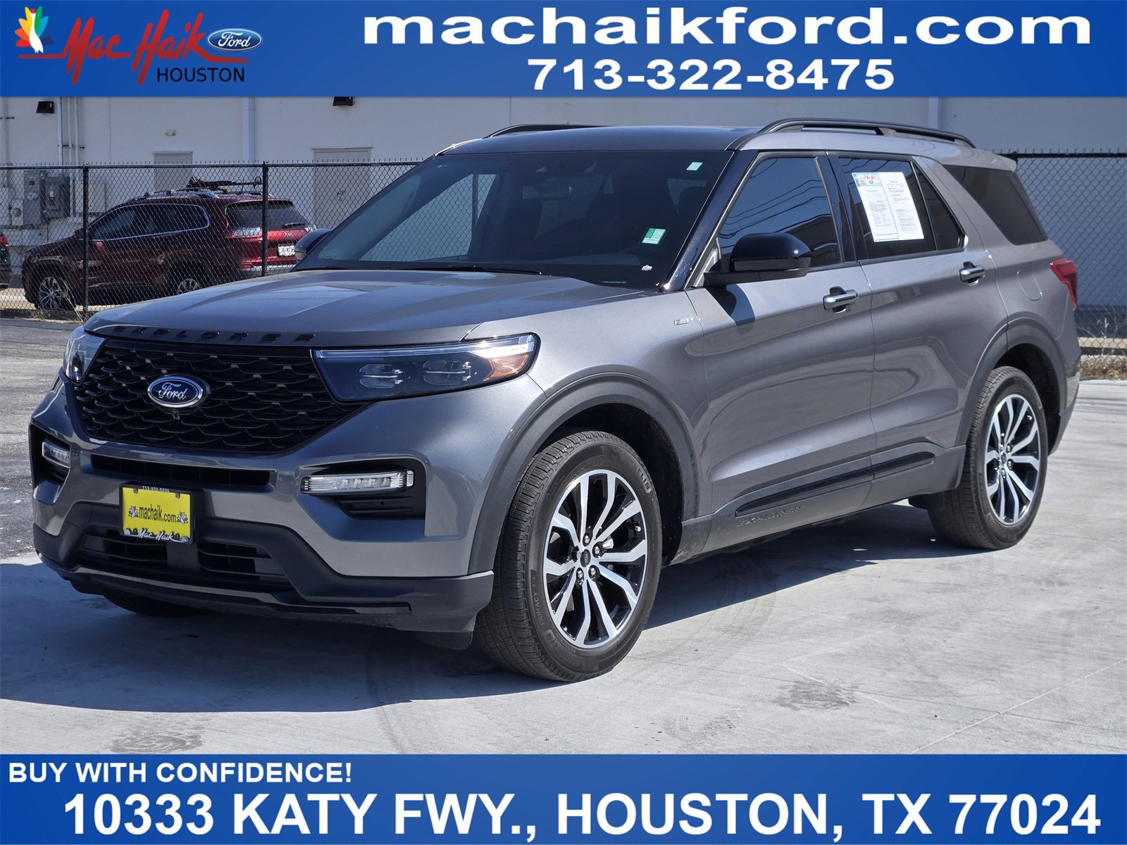 Certified 2023 Ford Explorer ST-Line w/ Class IV Trailer Tow Package