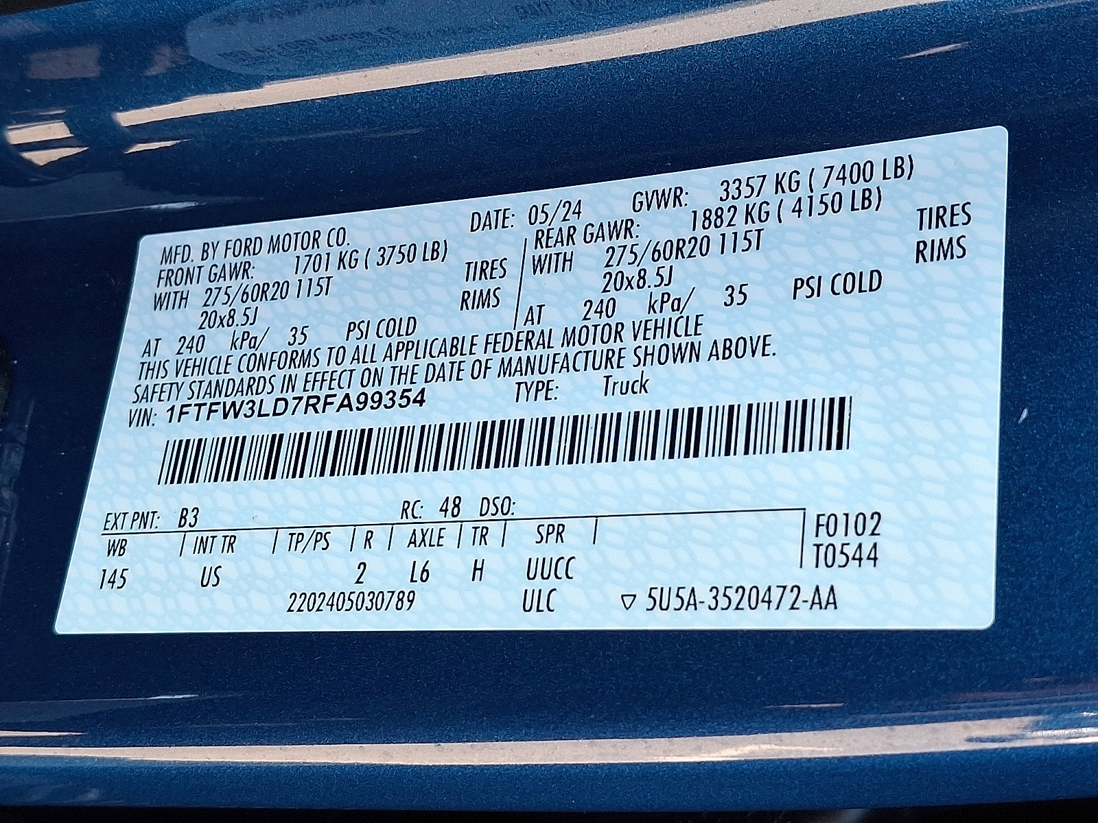 Certified 2024 Ford F150 XLT w/ Equipment Group 302A MID AWD/4WD image 26