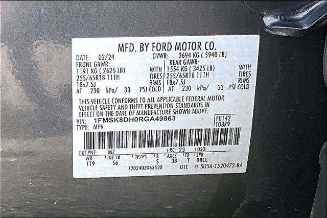 Certified 2024 Ford Explorer XLT w/ Equipment Group 202A AWD/4WD image 36