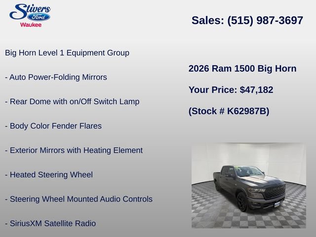 Used 2026 RAM 1500 Big Horn w/ Night Edition AWD/4WD image 22