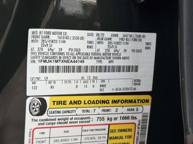 Certified 2022 Ford Expedition Max Platinum image 17