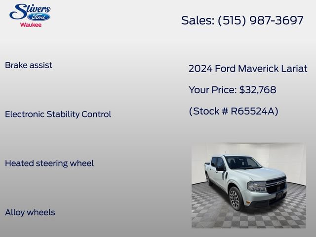 Certified 2024 Ford Maverick Lariat AWD/4WD image 16
