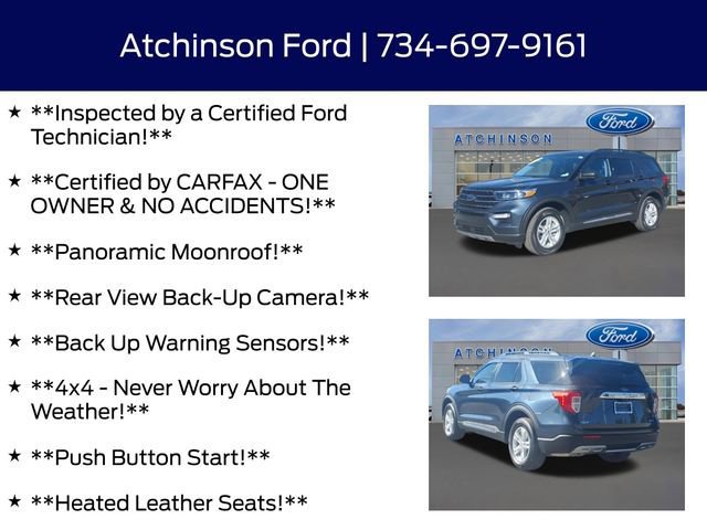 Certified 2023 Ford Explorer XLT w/ Equipment Group 202A image 7