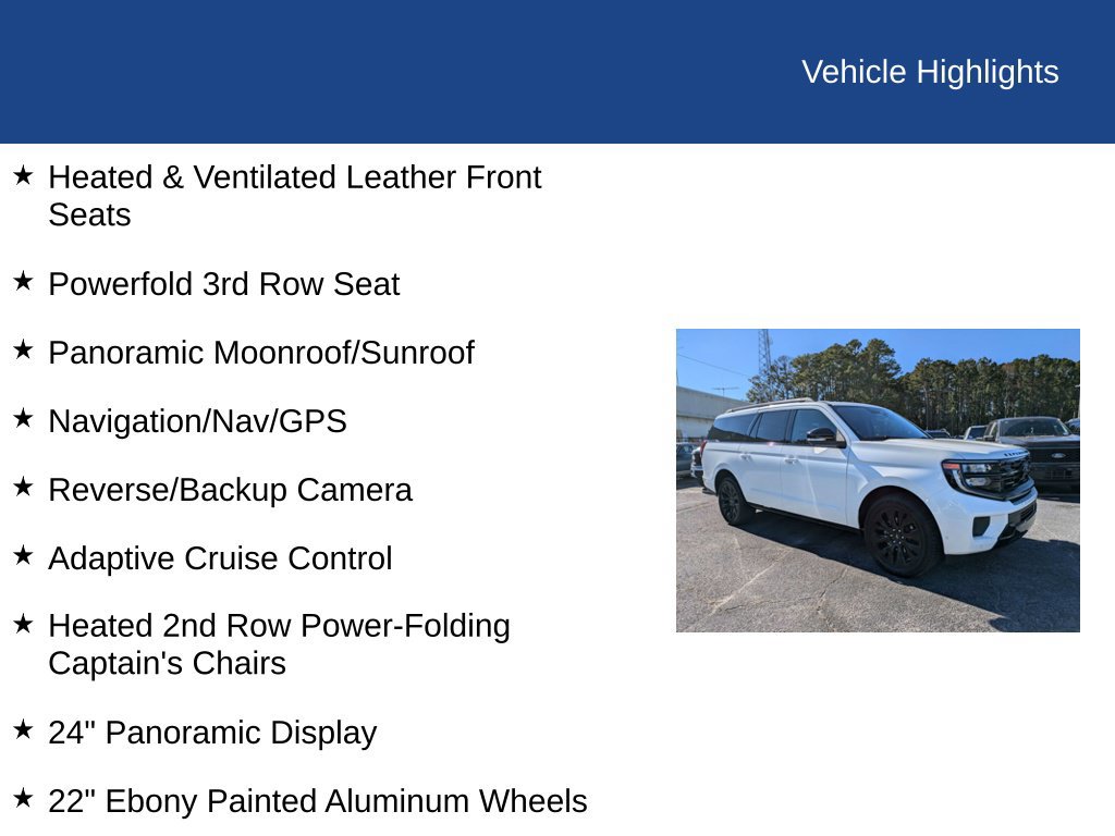 Certified 2025 Ford Expedition Max Platinum w/ Stealth Appearance Package AWD/4WD image 33