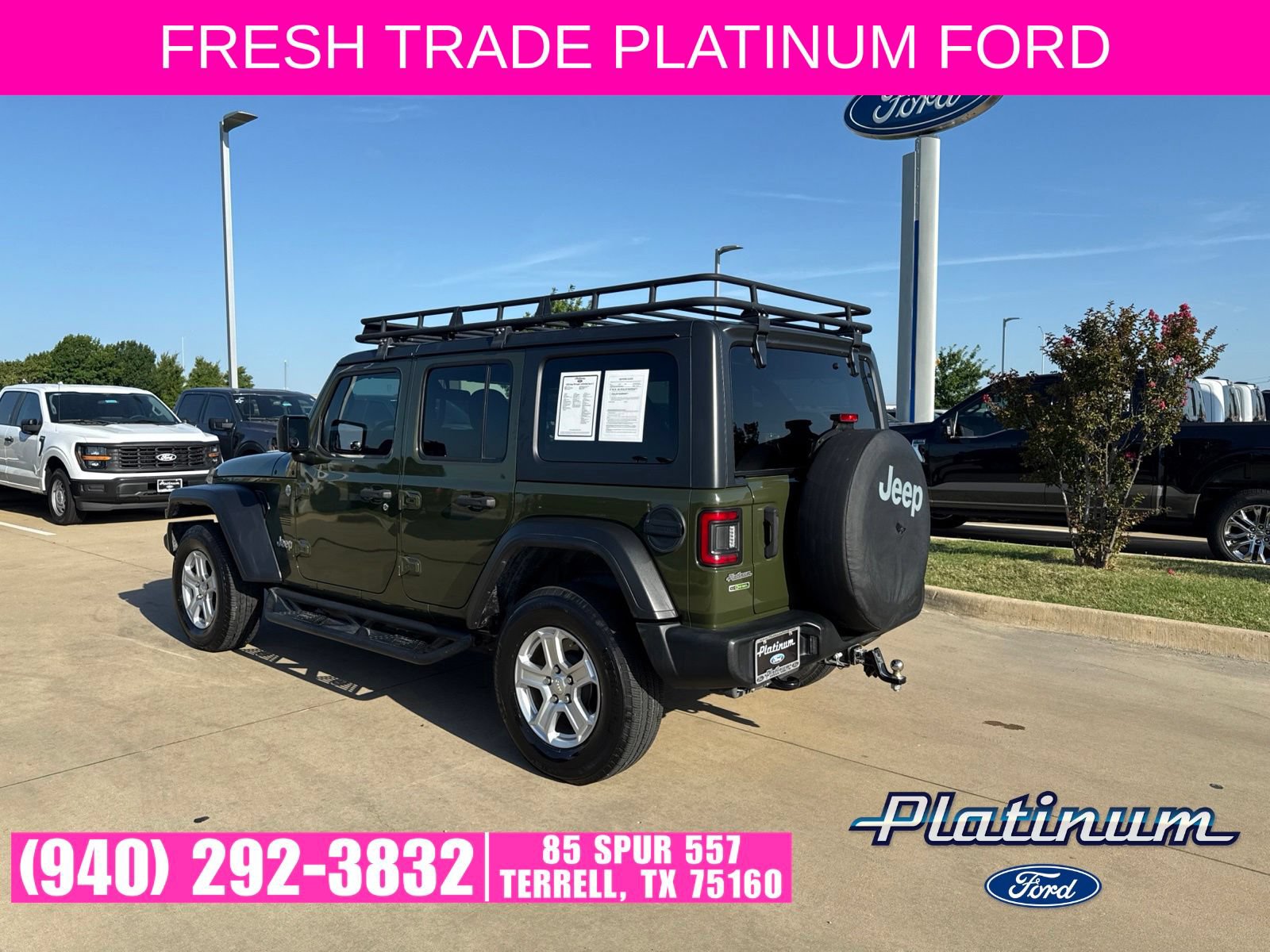 Used 2020 Jeep Wrangler Unlimited Sport S AWD/4WD image 3
