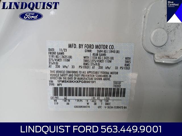 Certified 2023 Ford Explorer ST-Line w/ Class IV Trailer Tow Package AWD/4WD image 24