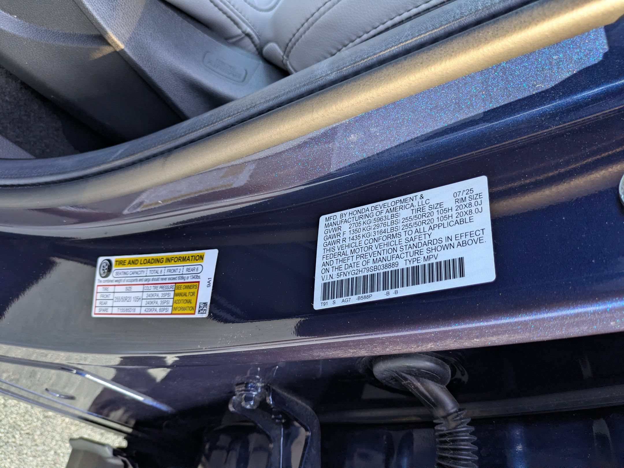 Used 2025 Honda Pilot Touring image 44