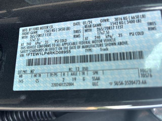 Certified 2024 Ford F150 XL AWD/4WD image 21