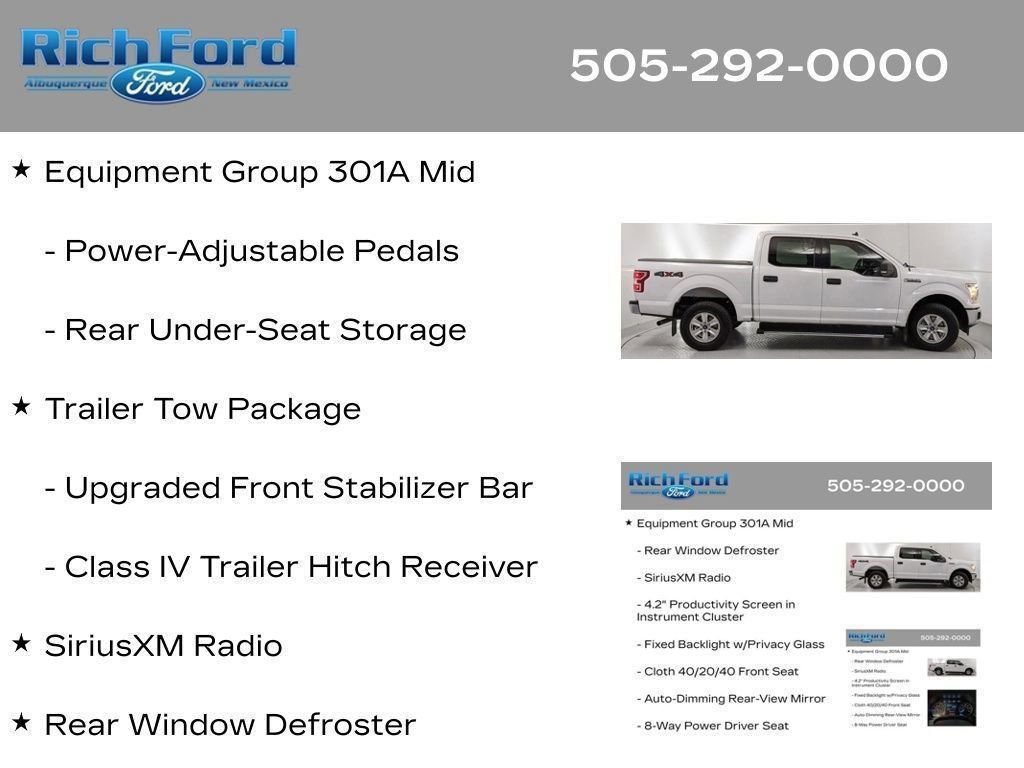 Certified 2020 Ford F150 XLT w/ Equipment Group 301A Mid AWD/4WD image 69