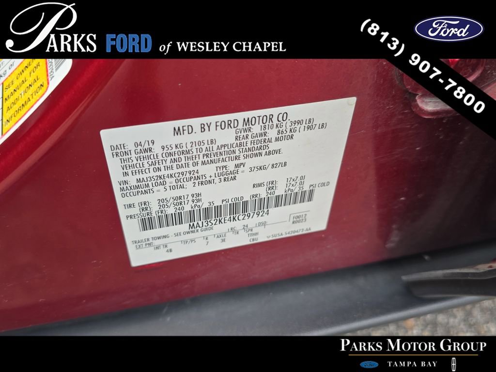 Certified 2019 Ford EcoSport Titanium FWD image 32
