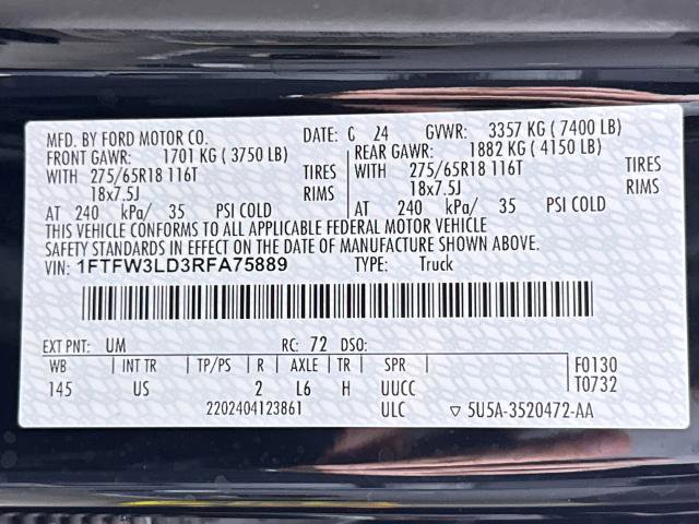 Certified 2024 Ford F150 XLT w/ Mobile Office Package image 31