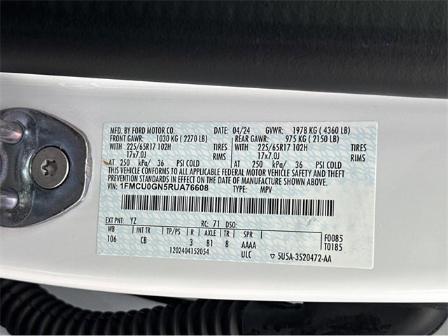 Certified 2024 Ford Escape Active image 46