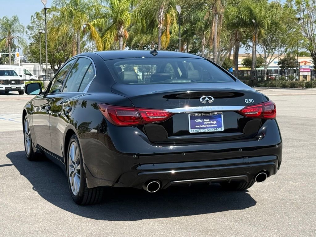 Used 2023 INFINITI Q50 Luxe w/ Cargo Package RWD image 5