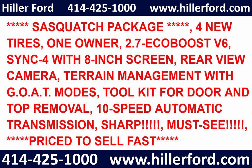Certified 2022 Ford Bronco Big Bend w/ Sasquatch Package AWD/4WD image 2